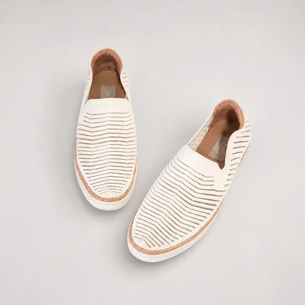 UGG Sammy Breeze Slippers 1109533 Womens 9 White Alameda Low Top